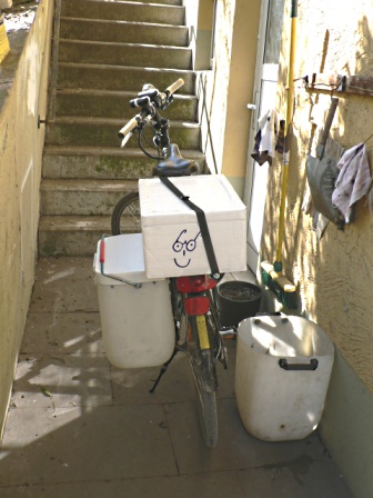 Fahrradkoffer, Kühlbox, Kanister