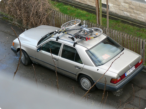 W124 Dachtrger Fahrrad