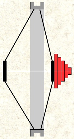Fahrrad Hinterrad Querschnitt