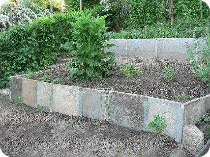 Gartenmauer Eigenbau