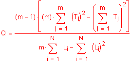 Cochran Q Teststatistik