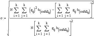 Cohens weighted Kappa gewichtet Standardabweichung