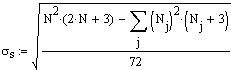 Jonckheere Terpstra Standardabweichung