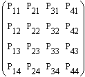 Markov bergangsmatrix