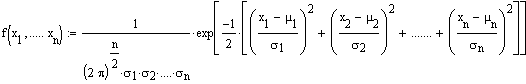 Mehrdimensionale Normalverteilung