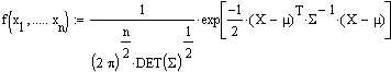 Mehrdimensionale Normalverteilung