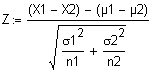 Z-Test Mittelwertsunterschiede