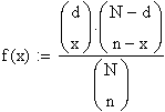 Hypergeometrische Verteilung