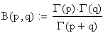 Betaverteilung Gamma