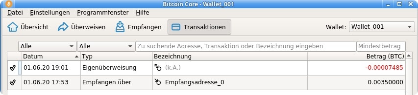 Bitcoin-Core Wallet