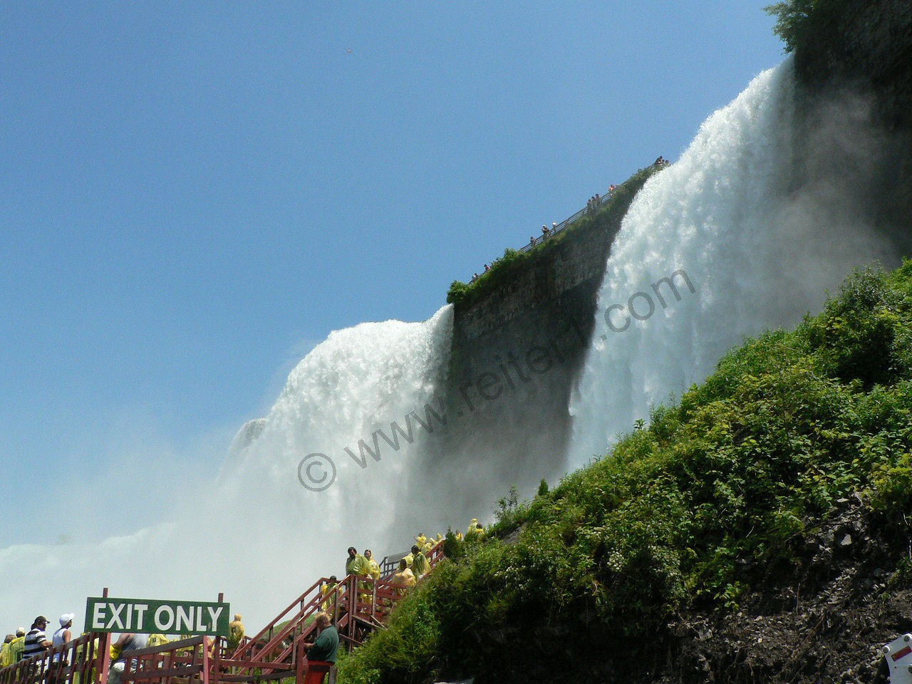 American falls bridal veil falls