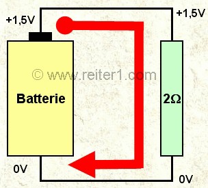 Spannungsteiler Batterie Widerstand