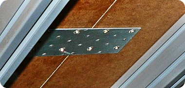 MDF Platten mit Nagelplatte verbinden