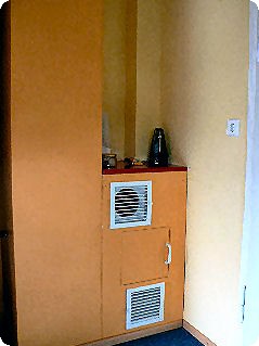 Warmluftheizung Luftauslass